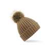 Bonnet grosse maille pop pom - Bonnet à prix de gros