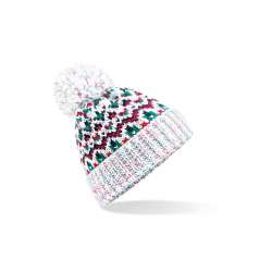 Gorro con pompón y forro de...