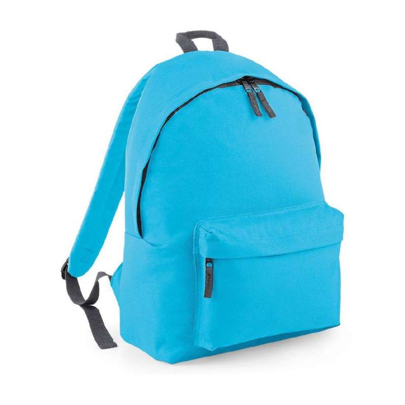 Mochila moderna infantil com bolso frontal - Mochila a preço grossista