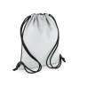 Reflekterende gymtas med lynlås 36x26cm - Sportstaske til engrospris