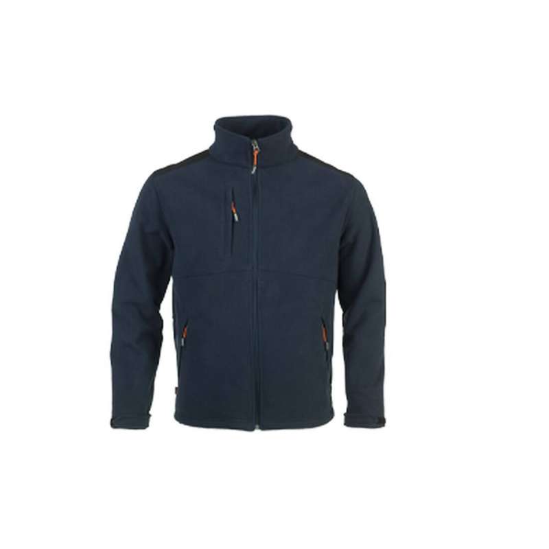 Ademende groene fleece jas met zakken tegen groothandelsprijzen - Kantoorbenodigdheden tegen groothandelsprijzen