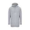Extra lange sweat robe met capuchon - Jurk tegen groothandelsprijzen
