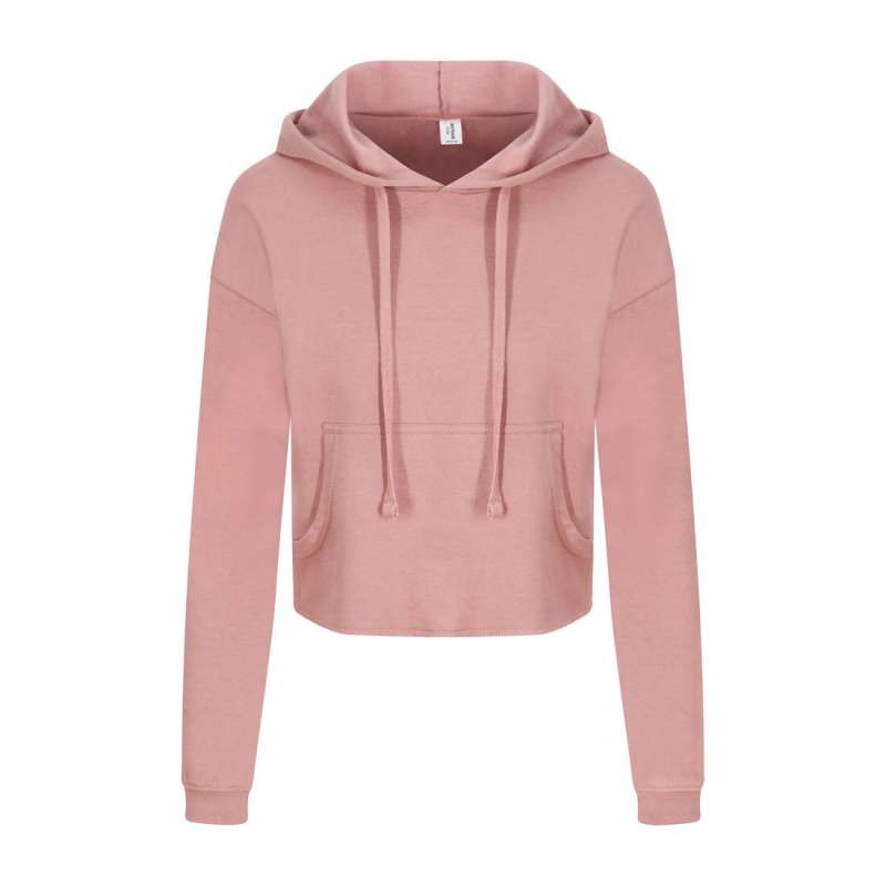 Damen Kurzsweatshirt mit Kapuze - Textilien zu Großhandelspreisen