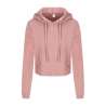 Sudadera corta con capucha para mujer - Textil a precios de mayorista Sudadera corta con capucha para mujer - Textil a precios de mayorista