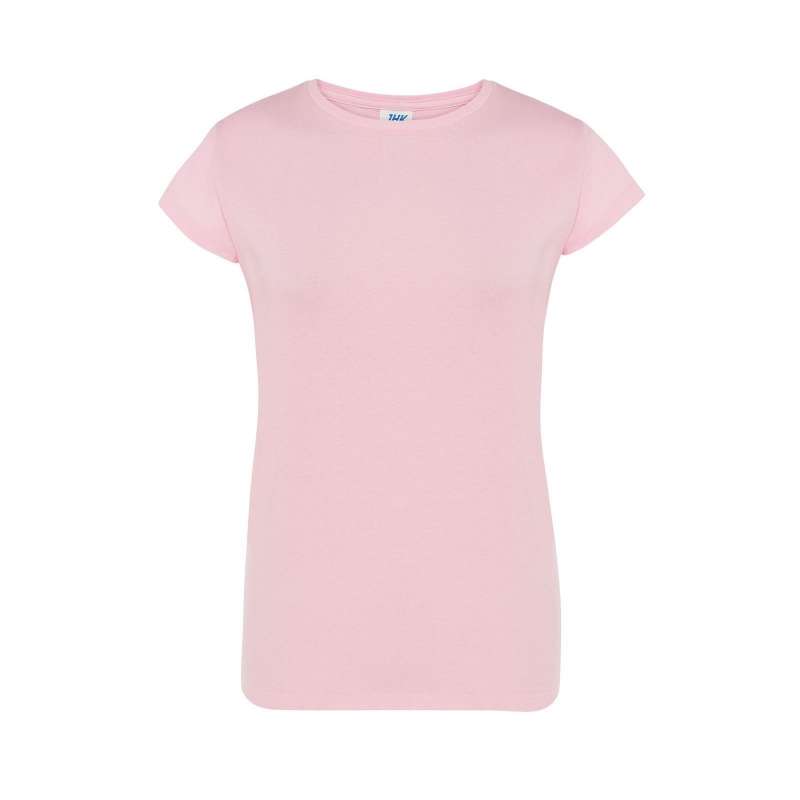 T-shirt feminino ajustado de malha Jersey - Materiais de escritório a preço grossista