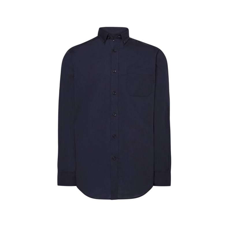 Camisa popeline masculina com bolso lateral - Têxtil a preço grossista