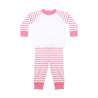Gestreifter Kinder-Pyjama mit Raglanärmeln - Unterwäsche zu Großhandelspreisen