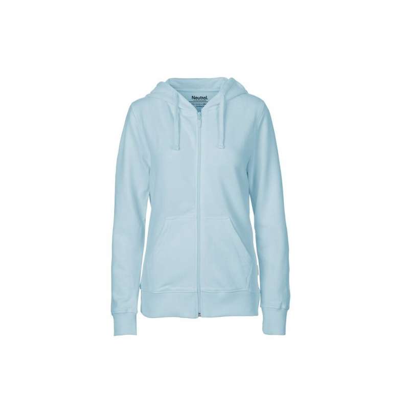 Dame zip-sweat i Økologisk bomuld - Kontorartikler til engrospris