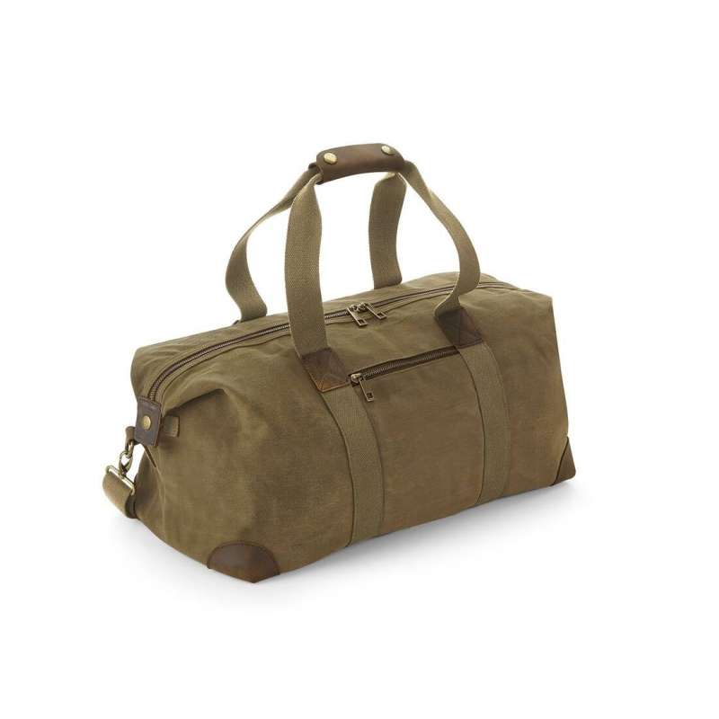 Borsa in tela cerata con dettagli in pelle - Sac assorti a prezzi all'ingrosso