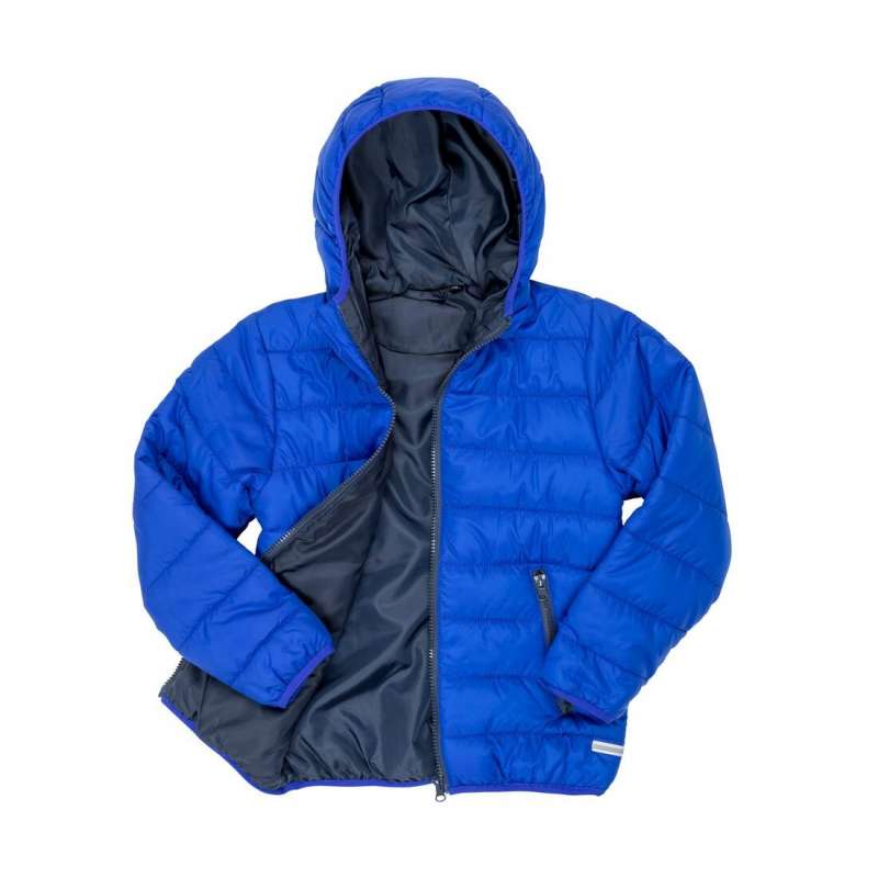 Doudoune Infantil Compacta com Capuz - Casaco acolchoado a preço grossista