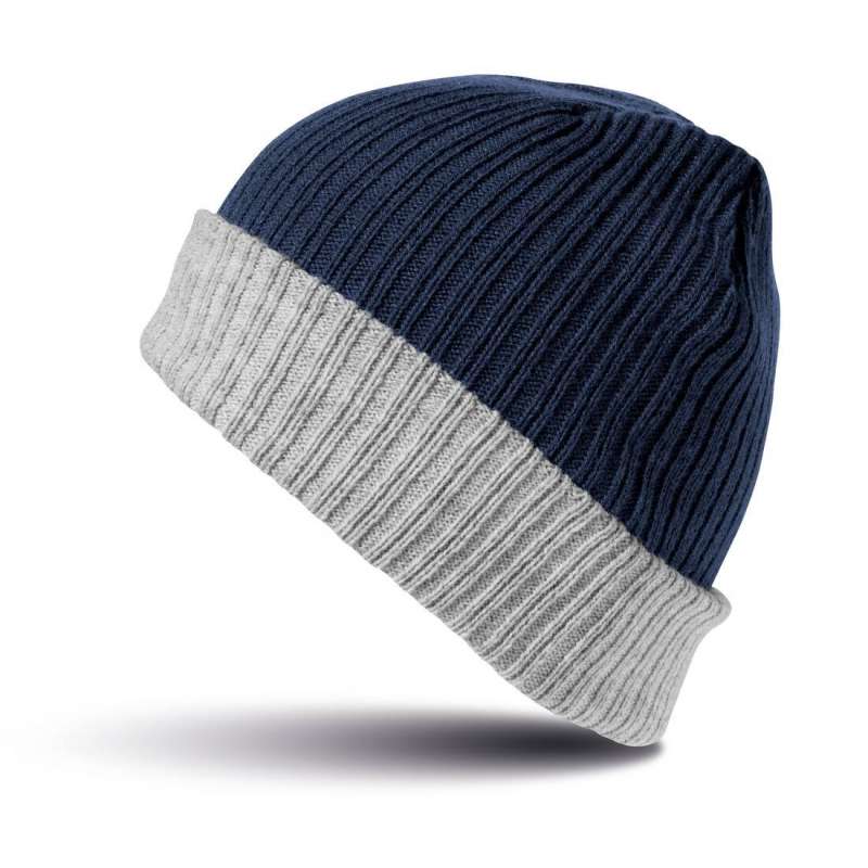 Chunky acryl winterbeanie met oorpads - Textielaccessoire tegen groothandelsprijzen