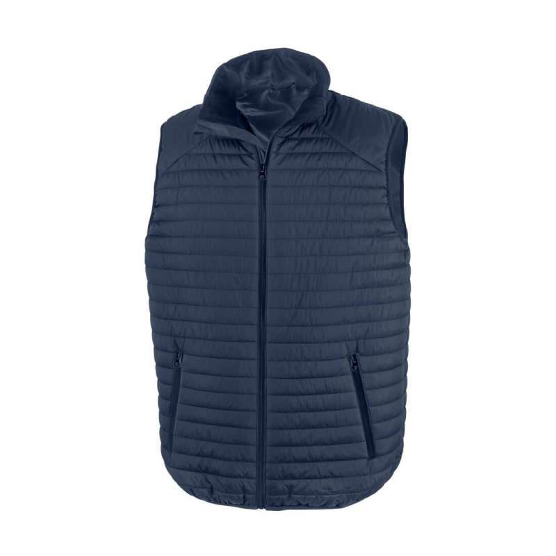 Donsen bodywarmer met rits en zakken - Kantoorbenodigdheden tegen groothandelsprijzen