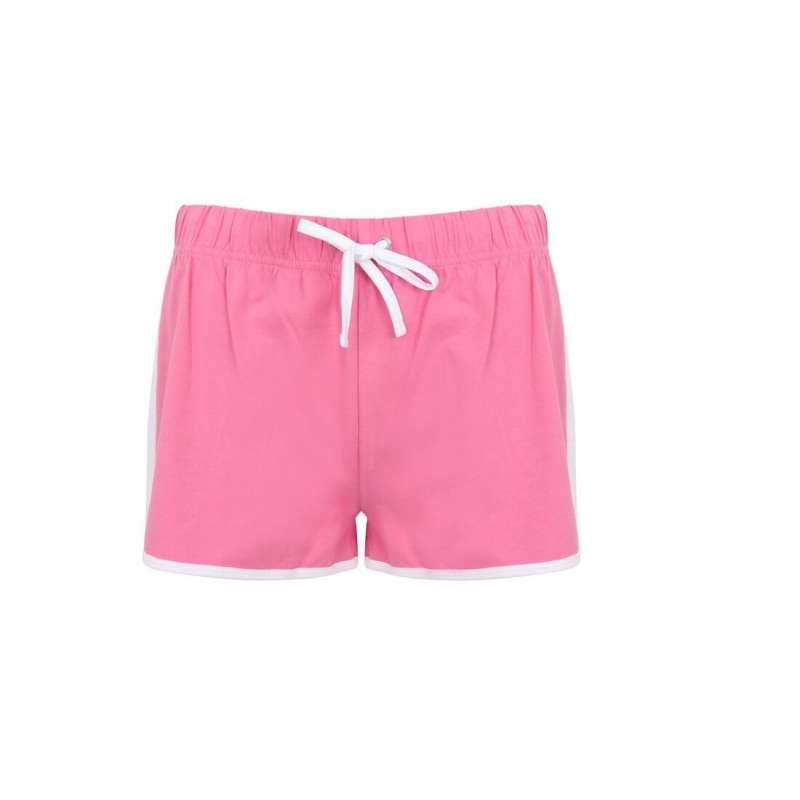 Saia curta retro feminina com cordão contrastante - Curto a preço grossista