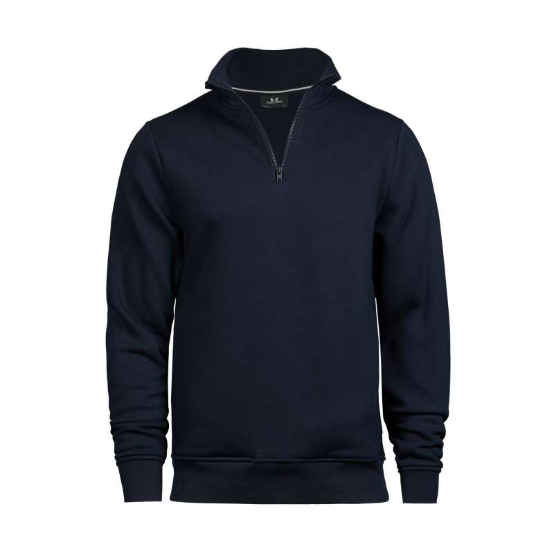 Sweat pesado com zíper e 2 bolsos - Têxtil a preço grossista