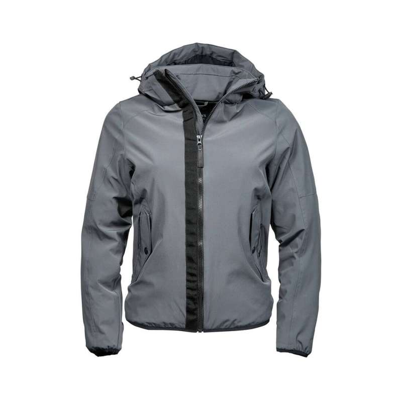 Damenjacke mit großem Reißverschluss, wasserabweisend - Büromaterial zu Großhandelspreisen