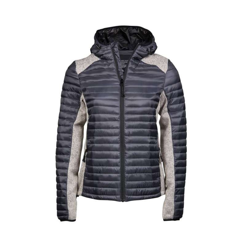 Dames crossover doudoune met capuchon  - Ski-accessoire tegen groothandelsprijzen