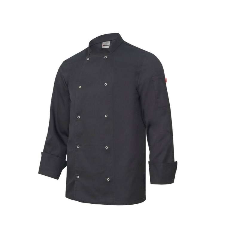 Chaqueta de chef ml botones presión - vestuario laboral Velilla a precios de mayorista