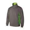Sweat bicolore col zippé - vêtements de travail Velilla à prix grossiste