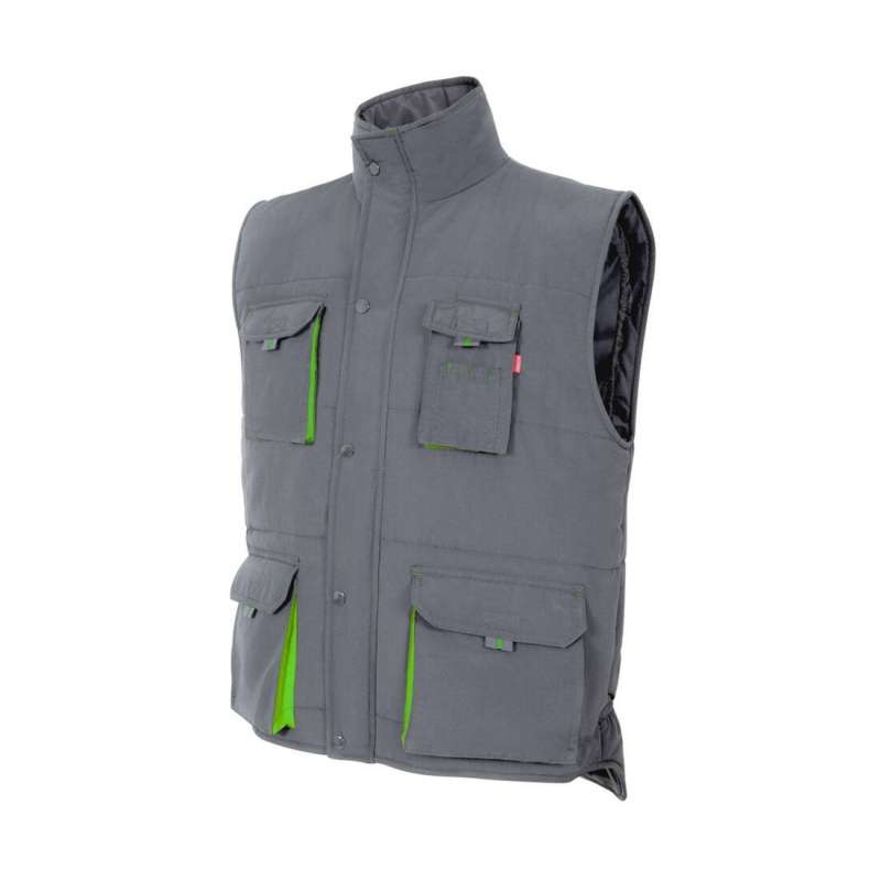Gilet matelassé bicolore 7 poches  - Gilet a prezzi all'ingrosso