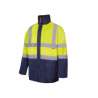 Parka 4 en 1 bicolore haute visibilité - Parka à prix grossiste
