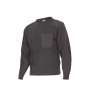 Sweater gros col redondo com bolso - Sweater masculino a preço grossista
