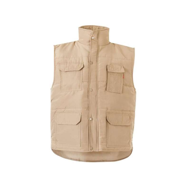 Bodywarmer de travail multi-poches à prix de gros - Veste reporter à prix grossiste