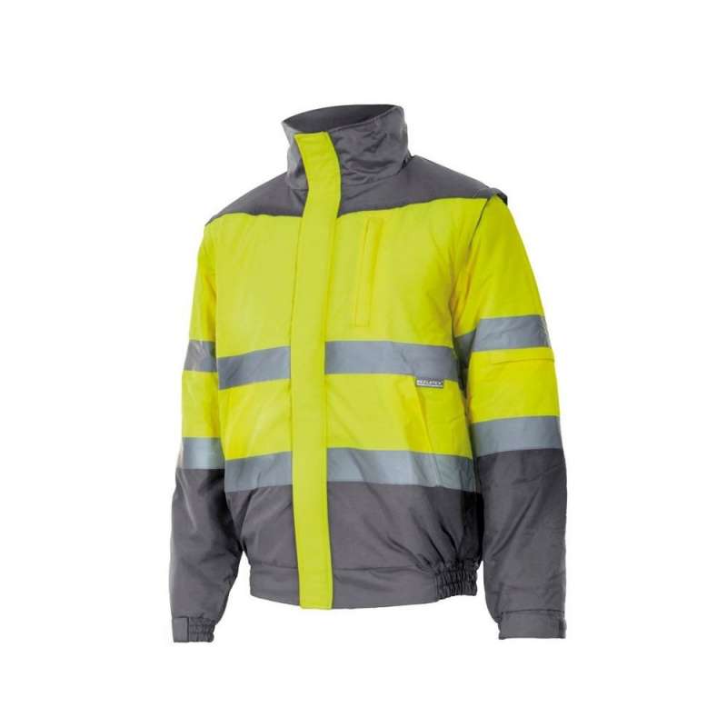 Blouson matelassé 2 en 1 haute visibilité - Fourniture de bureau à prix grossiste
