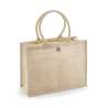 Jute indkØbstaske med 55 cm bomuldsremme - Naturligt produkt til engrospris