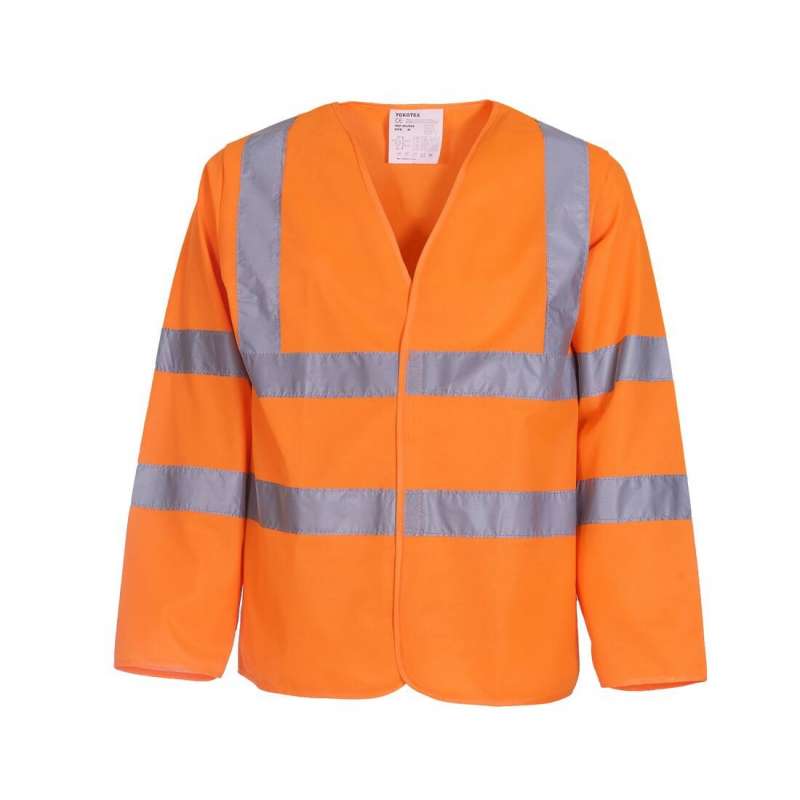 Veste de sécurité manches longues à prix grossiste - Vêtement de sécurité à prix de gros
