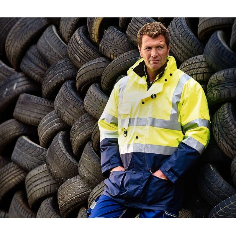 Parka 7 en 1 haute visibilité à prix de gros - Parka à prix grossiste