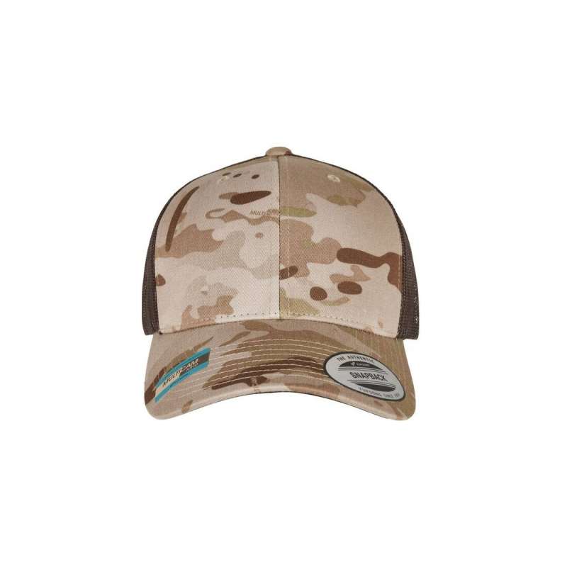 Camouflage trucker pet met 6 panelen tegen groothandelsprijzen - Petje tegen groothandelsprijzen
