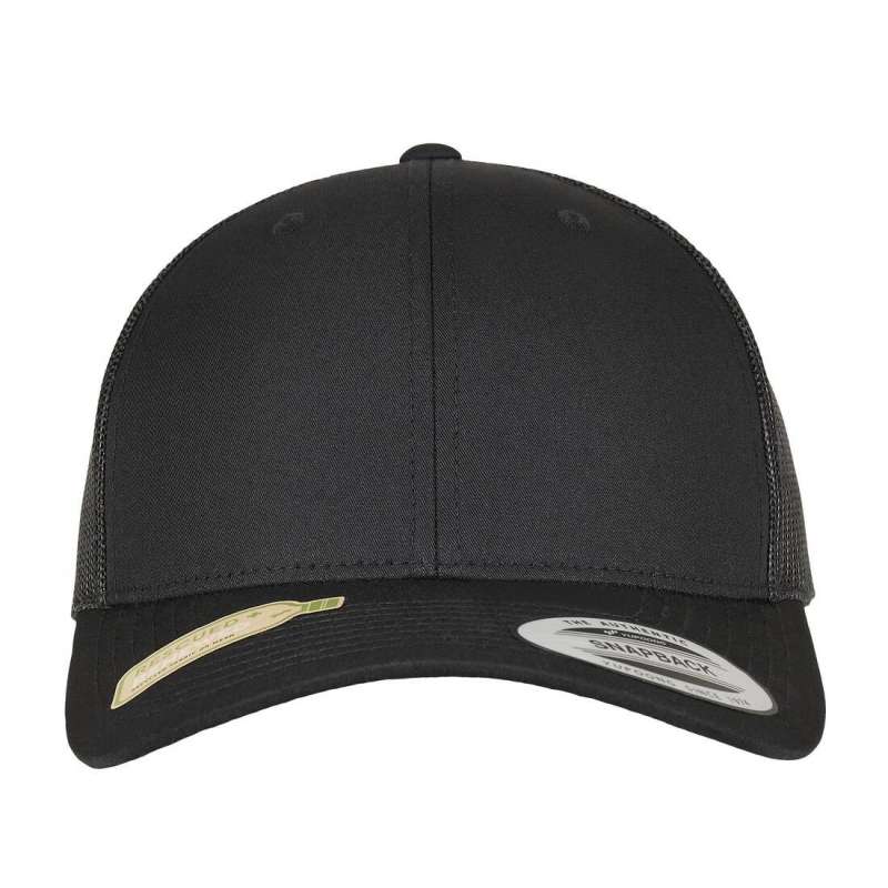 Recycled polyester trucker cap 6-panel til engrospris - økologisk kasket til engrospris