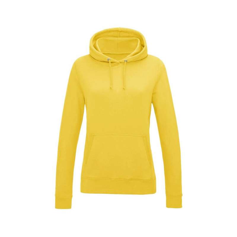 Dame sweatshirt med hætte 280g 80/20 - Hoodie med hætte til engrospris