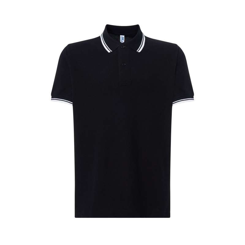 Polo homme contrasté à prix de gros - Polo manches courtes à prix grossiste