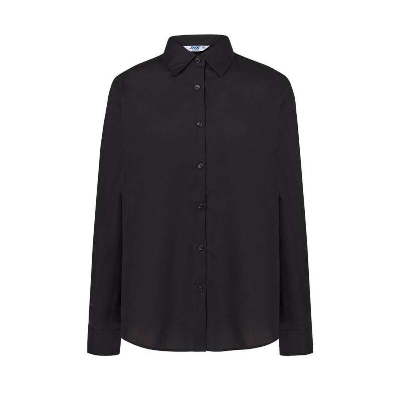 Camisa popeline ajustada feminina tamanho S - Camisa mulher a preço grossista