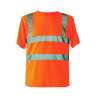 Warn-T-Shirt Orange, Größe M, reflektierend - Hochsichtbares T-Shirt zu Großhandelspreisen