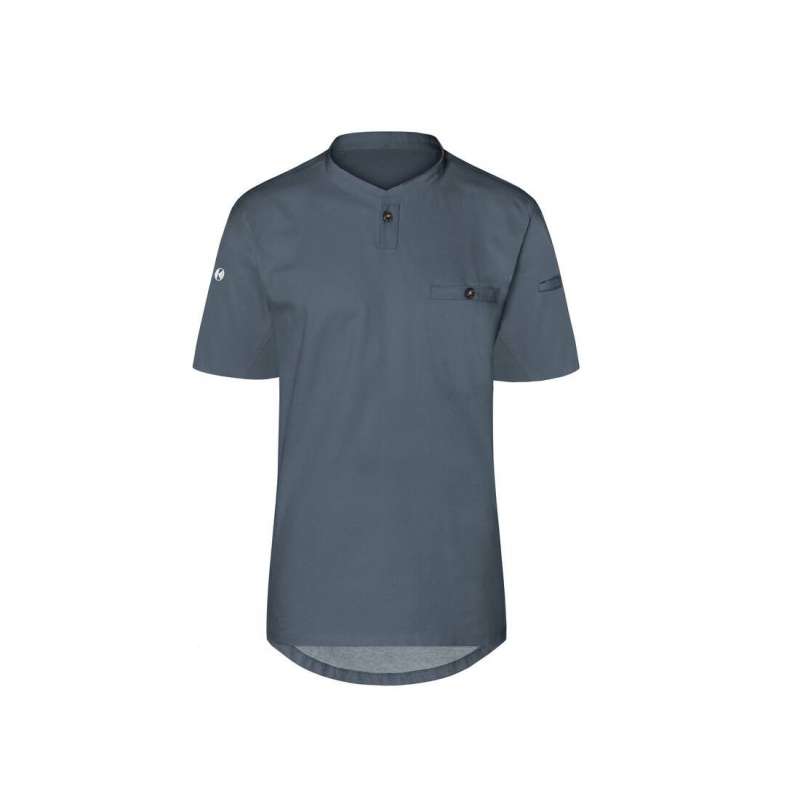 T-shirt de trabalho curto respirável com bolso a preço grossista - t-shirt de trabalho a preço grossista
