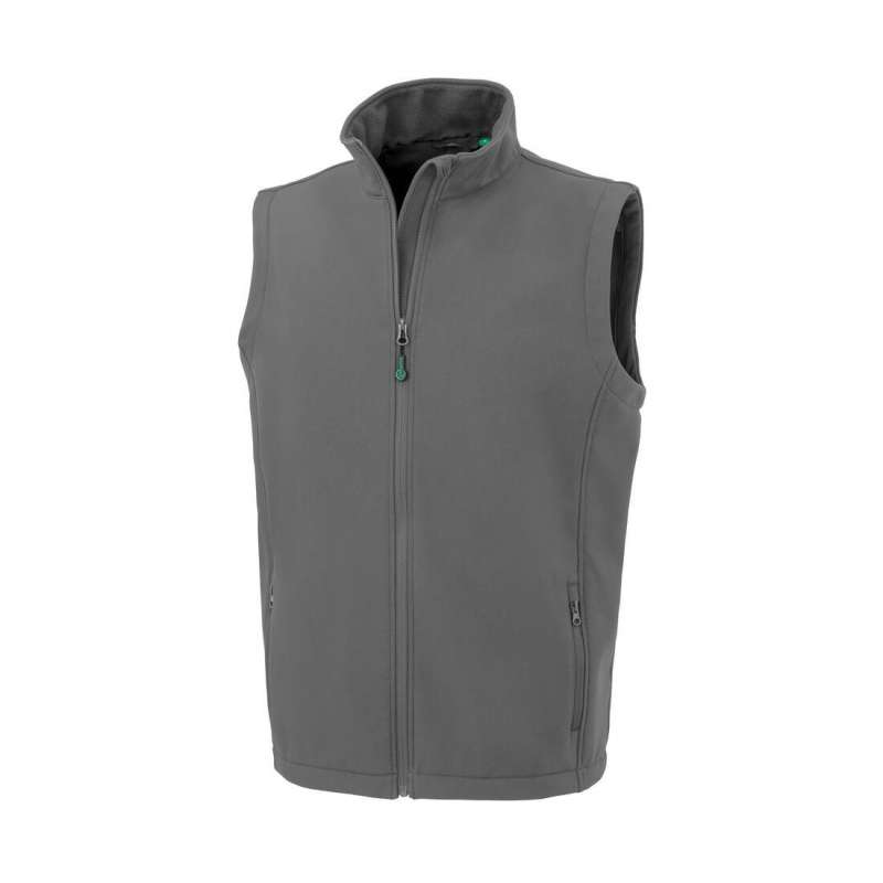 Gilet softshell uomo slim in poliestere riciclato - Accessorio riciclabile a prezzi all'ingrosso