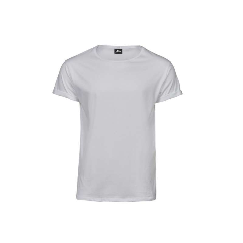 Tee-shirt manches retroussées - Textile equitable et bio à prix de gros