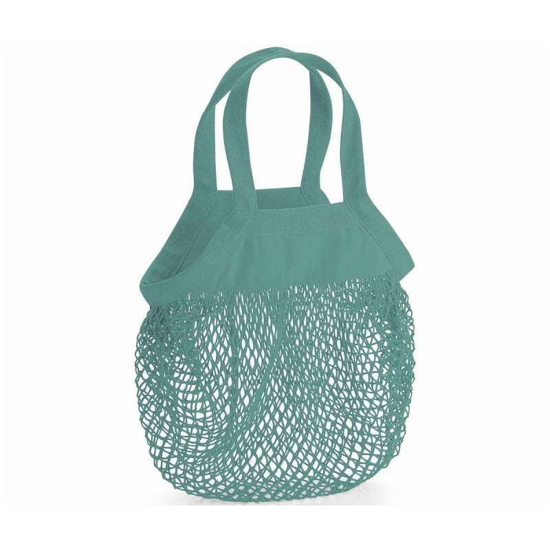 Mini sac filet en coton bio à prix de gros - filet à provisions à prix grossiste