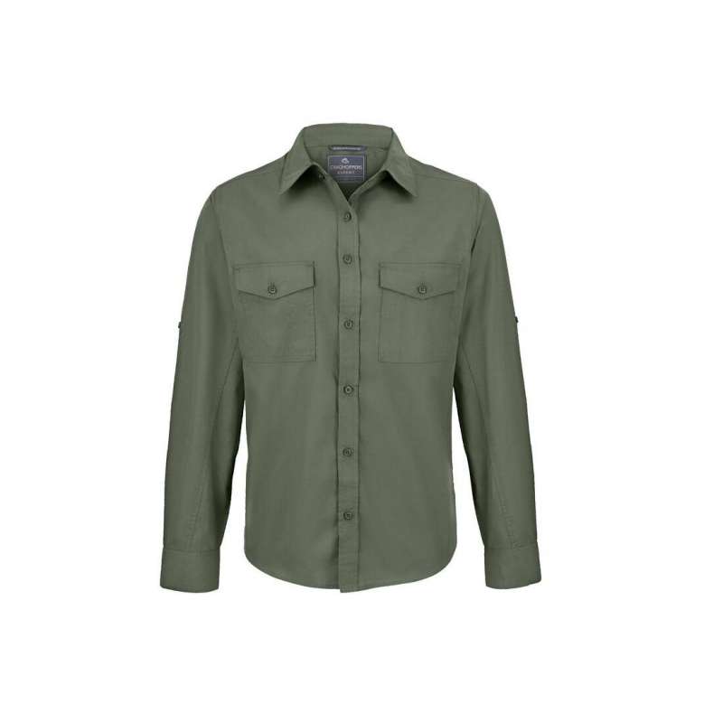 Chemise manches longues en polyester recyclé - Accessoire recyclable à prix de gros