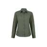 Chemise manches longues en polyester recyclé femme - Accessoire recyclable à prix grossiste