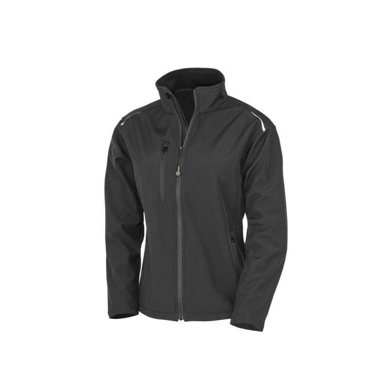 Softshell-Jacke aus 3-lagigem Recycling-Polyester - Recycelbares Zubehör zu Großhandelspreisen