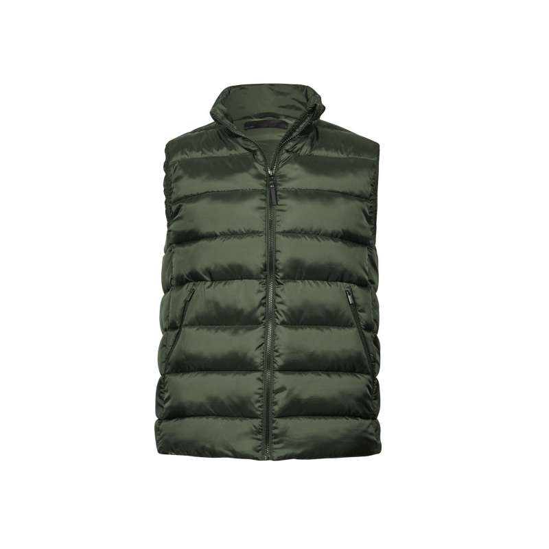 Colete leve em poliéster reciclado com capuz a preço grossista - Colete aquecedor a preço grossista