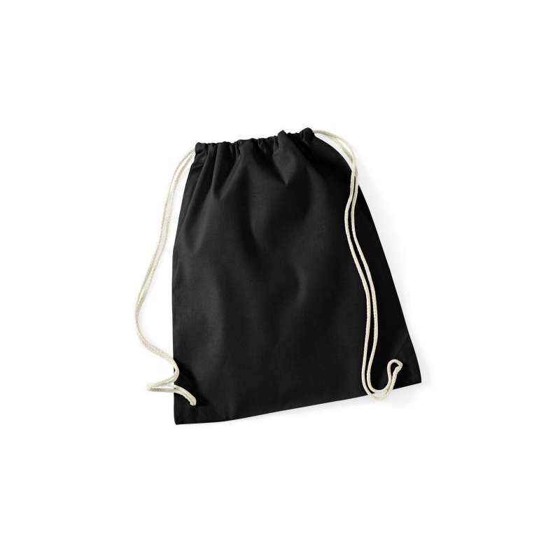 Recycled katoen gymtas 30x32cm - Recycleerbaar accessoire tegen groothandelsprijzen