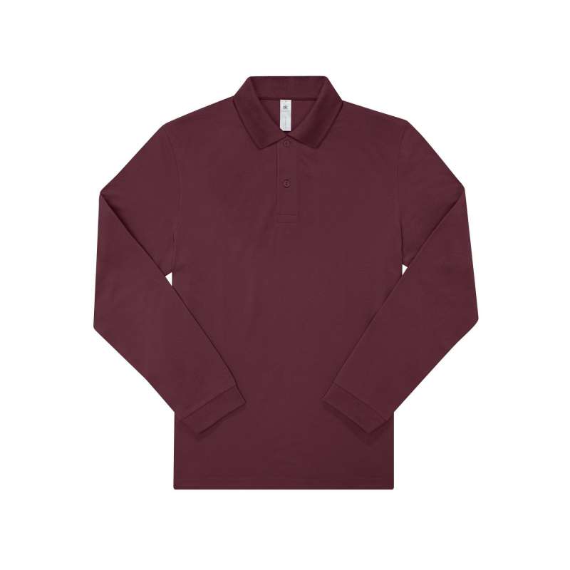 Polo piqué de mangas longas 180 cm - Uniforme de colégio e liceu a preço grossista