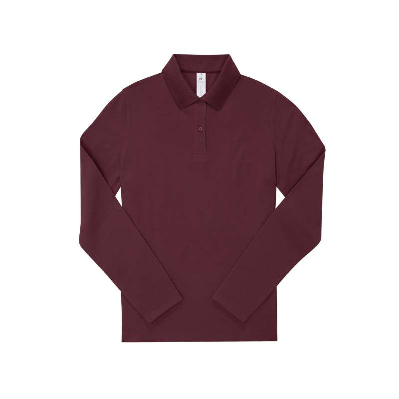 Damen Polo Langarm 180 g/m² Baumwolle - Polo mit langen Ärmeln zu Großhandelspreisen