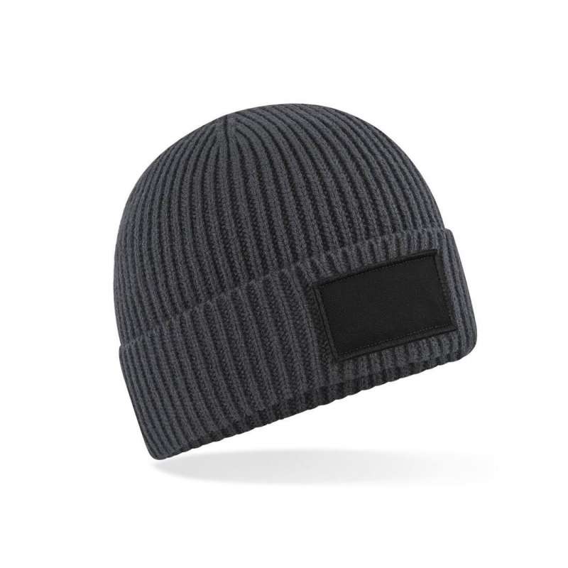 Mütze aus 50% rPET mit 6,5x3cm Fläche - Mütze zu Großhandelspreisen