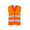 Geel veiligheidsgilet met rits, maat M - Veiligheidsvest tegen groothandelsprijzen