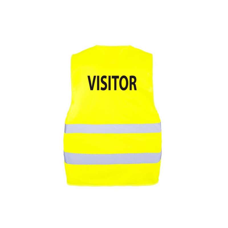 Verstelbaar veiligheidshesje met reflecterende banden - Geel hesje tegen groothandelsprijzen